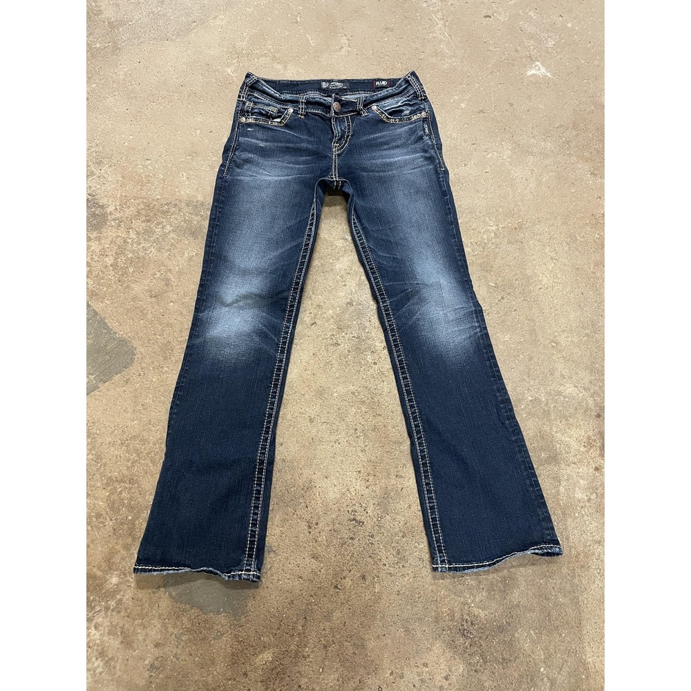 Silver Jeans Co. Jeans Womens‎ W30 L31 Dark Wash Suki Mid Slim Bootcut Stretch